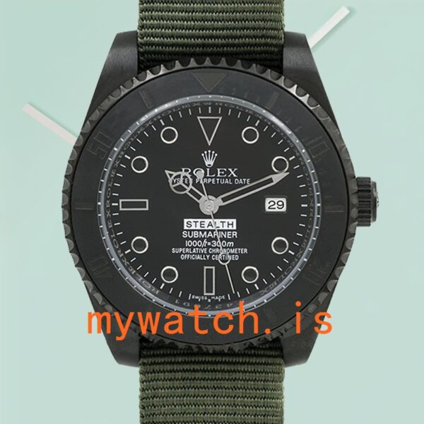 Rolex Submariner Men's 40mm Stealth Automatic Black Dial: A Timeless Masterpiece