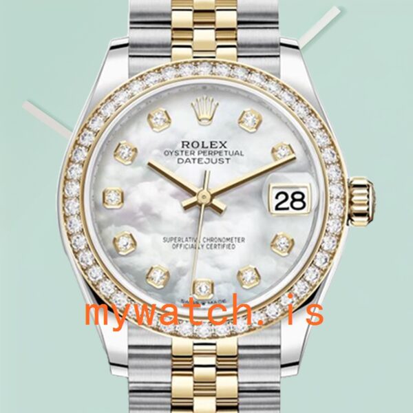 Rolex Datejust 31mm m278383rbr-0028 Ladies Diamond Bezel Automatic: A Timeless Elegance