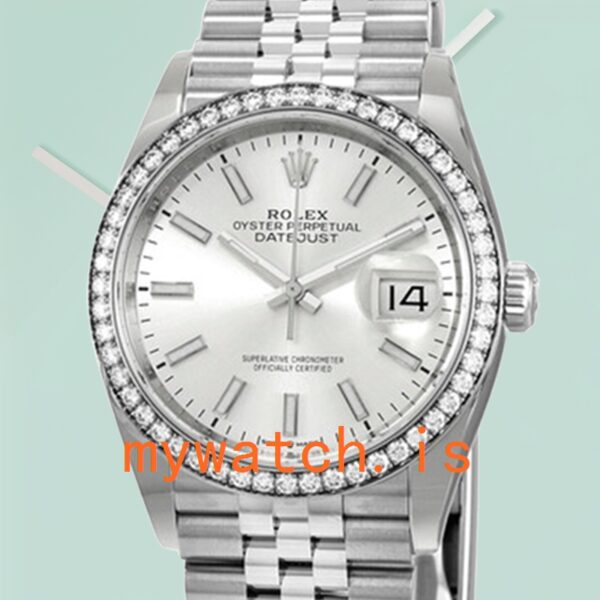 Rolex Datejust Ladies 36mm m126284rbr-0005 Jubilee Bracelet Silver-tone: Authentic vs. Replica