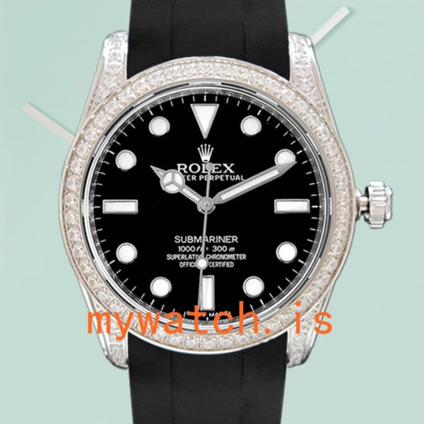 Rolex Submariner 116610 40mm Mens Automatic Rubber Band: Genuine vs. Replica