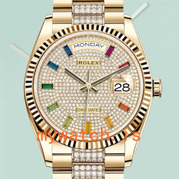 Rolex Day-Date m128238-0052 Mens 36mm Gold-tone Automatic: A Symbol of Prestige and Precision
