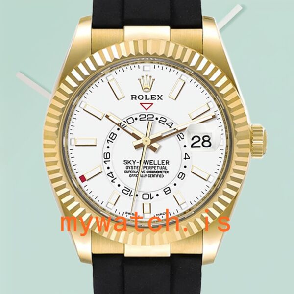 Rolex Sky-Dweller 42mm Mens m326238-0006 White Dial: Genuine vs. Replica