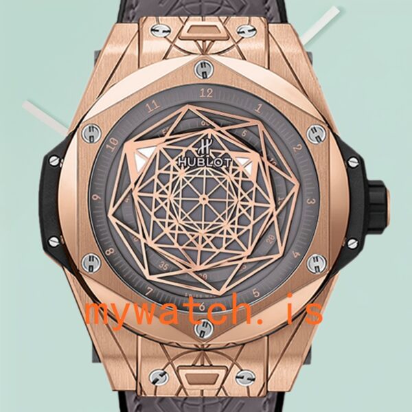 Hublot Big Bang 465.OS.7048.VR.1204.MXM20-001 44mm Men Rose Gold-tone: Genuine vs. Replica
