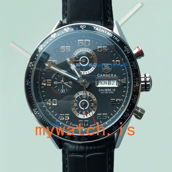 Tag Heuer Carrera CV2A1R.FC6235 43mm Mens Stainless Steel Black Dial: Genuine vs. Replica