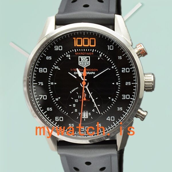 Tag Heuer Carrera 43mm Men CarreraBKAR-006 Quartz: Genuine vs. Replica