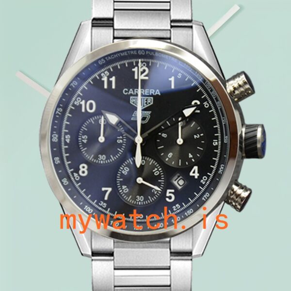 Tag Heuer Carrera 43mm CarreraBKAB-015 Men Silver-tone: Genuine vs. Replica